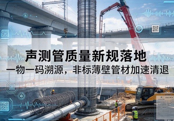 京口声测管质量新规落地，一物一码溯源，非标薄壁管材加速清退